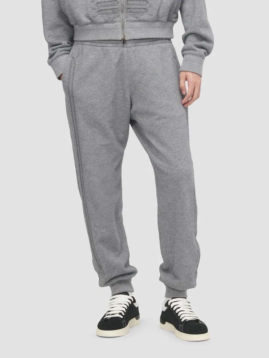 Alexander McQueen Men's Ceremonial Cotton Jogger Sweatpants | Thumbnail 4 Alexander McQueen Men's Ceremonial Cotton Jogger Sweatpants | Thumbnail 4