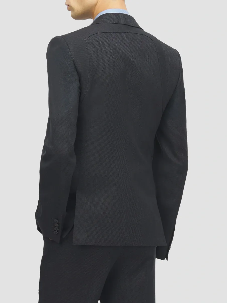 Alexander McQueen Men's Braided Harness Wool-Blend Jacket | Thumbnail 3 Alexander McQueen Men's Braided Harness Wool-Blend Jacket | Thumbnail 3