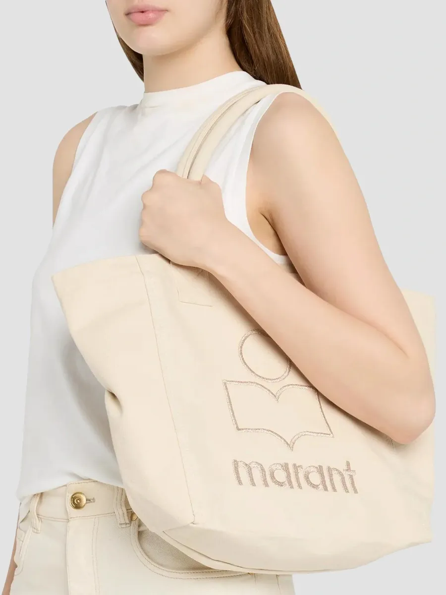 Isabel Marant Women's Yenky Small Cotton Canvas Tote | Thumbnail 2 Isabel Marant Women's Yenky Small Cotton Canvas Tote | Thumbnail 2