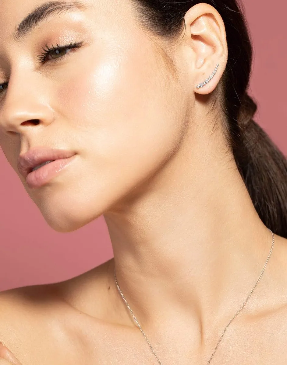 KWIAT Diamond Lyric Ear Climbers | Thumbnail 2 KWIAT Diamond Lyric Ear Climbers | Thumbnail 2