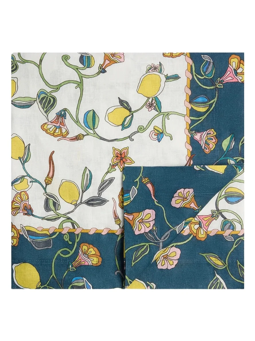 Large Tablecloth - Borboni White Placee Large Tablecloth - Borboni White Placee