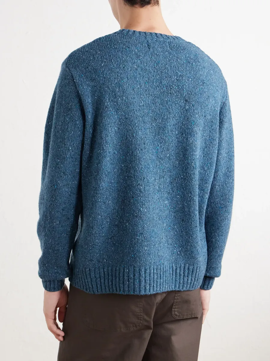 Folk Chain Mélange Wool-Blend Sweater | Thumbnail 4