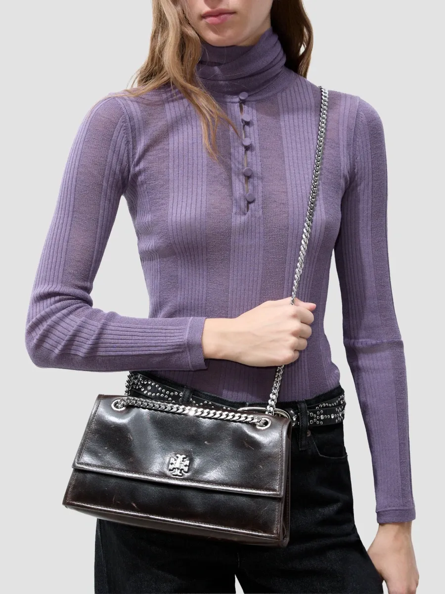 Tory Burch Women's Kira Leather Shoulder Bag | Thumbnail 2 Tory Burch Women's Kira Leather Shoulder Bag | Thumbnail 2