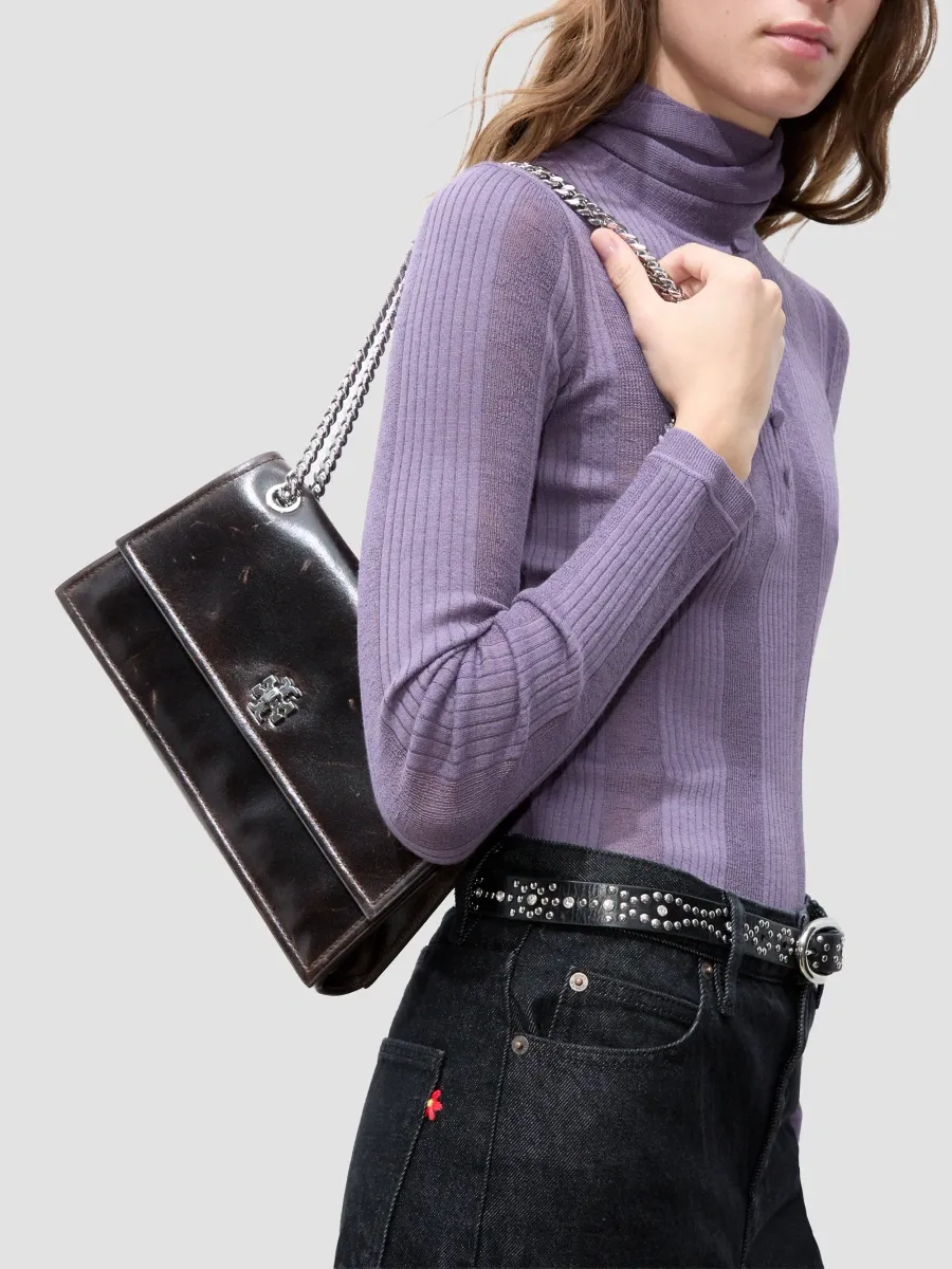 Tory Burch Women's Kira Leather Shoulder Bag | Thumbnail 3 Tory Burch Women's Kira Leather Shoulder Bag | Thumbnail 3