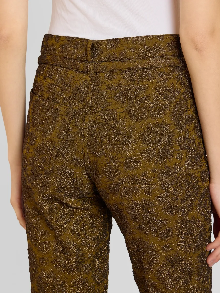 Dries Van Noten Women's Persy Jacquard Trousers | Thumbnail 5