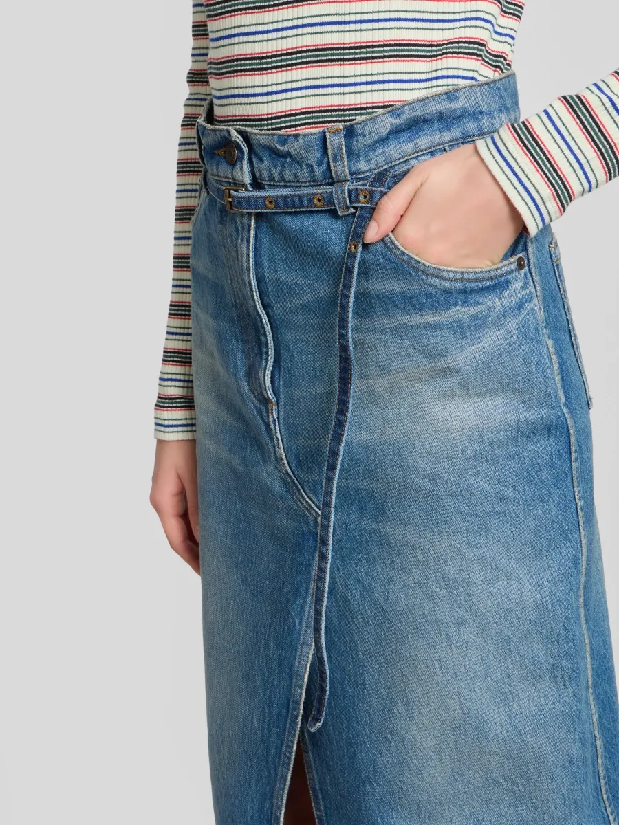 Dries Van Noten Women's Silvana Den Denim Maxi Skirt | Thumbnail 5 Dries Van Noten Women's Silvana Den Denim Maxi Skirt | Thumbnail 5