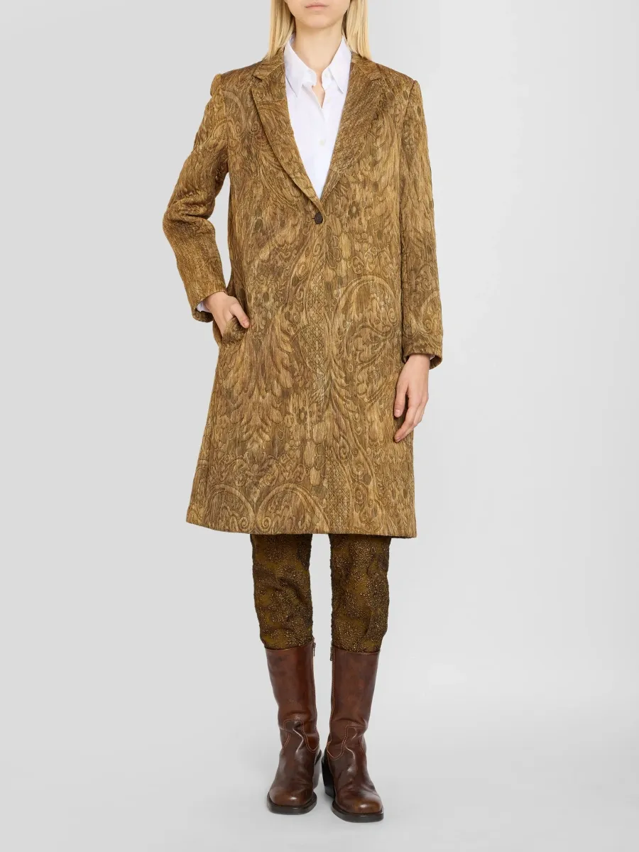 Dries Van Noten Women's Richy Paisley Longline Coat | Thumbnail 2 Dries Van Noten Women's Richy Paisley Longline Coat | Thumbnail 2