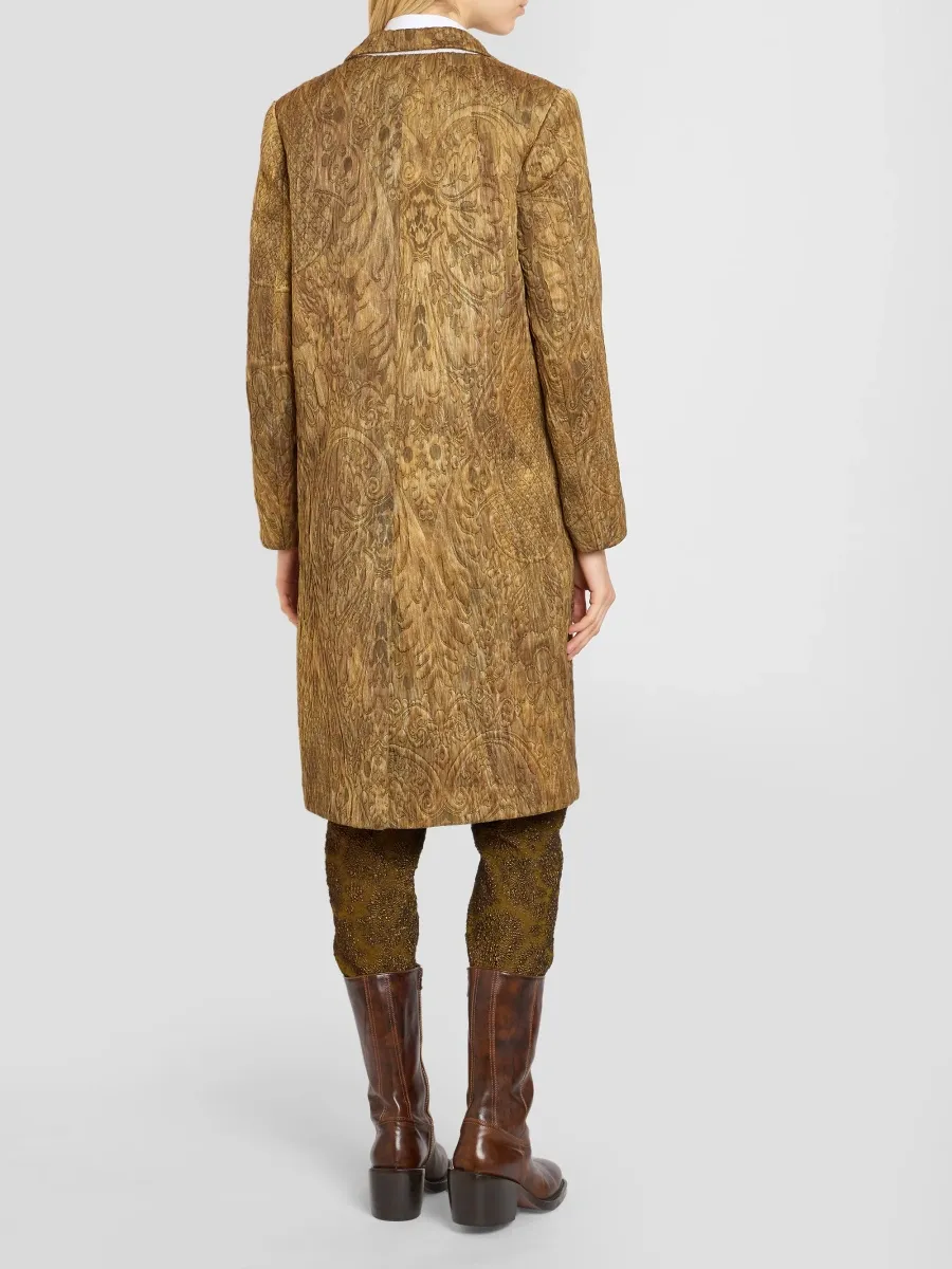 Dries Van Noten Women's Richy Paisley Longline Coat | Thumbnail 3 Dries Van Noten Women's Richy Paisley Longline Coat | Thumbnail 3
