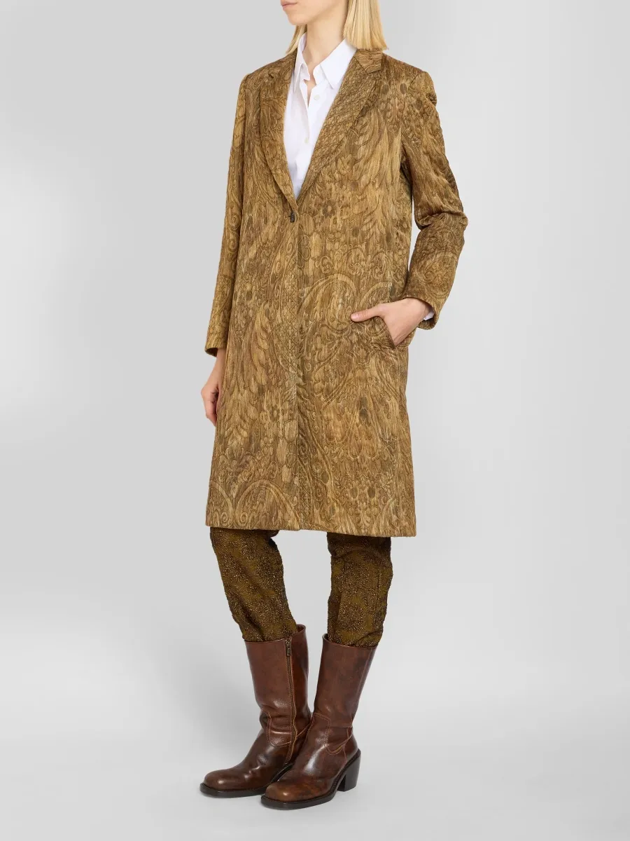 Dries Van Noten Women's Richy Paisley Longline Coat | Thumbnail 4 Dries Van Noten Women's Richy Paisley Longline Coat | Thumbnail 4