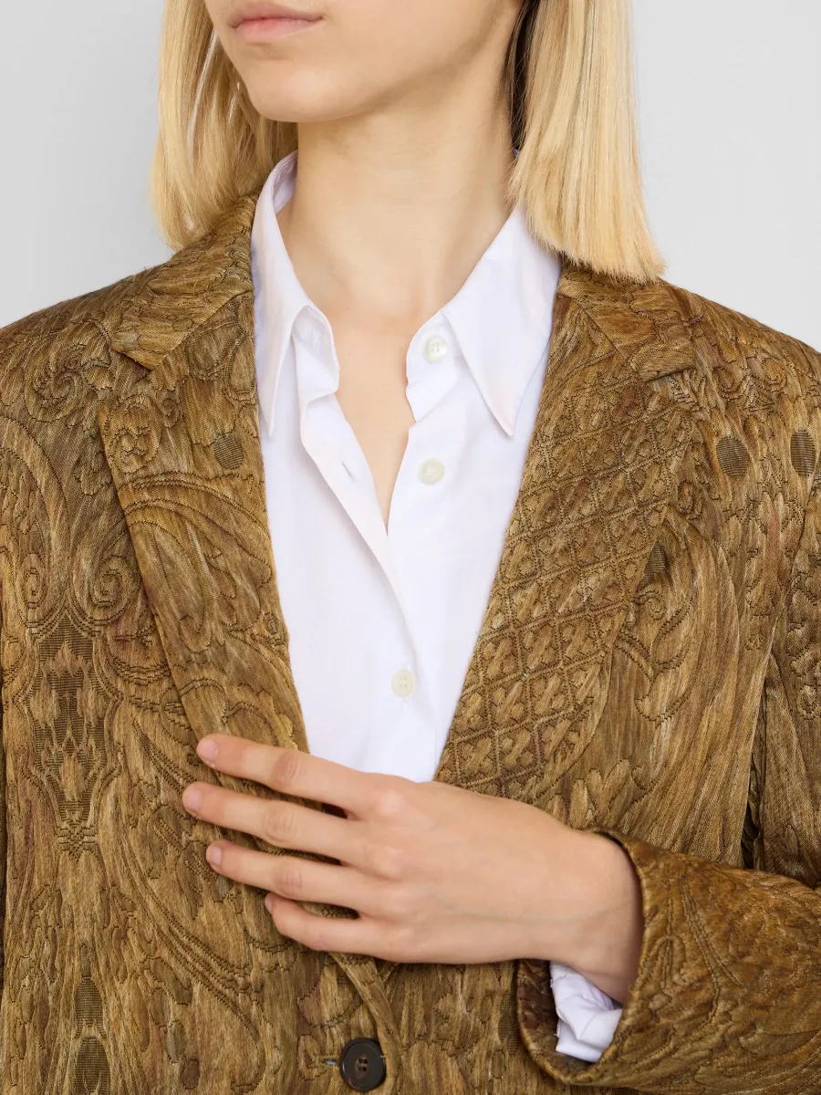 Dries Van Noten Women's Richy Paisley Longline Coat | Thumbnail 5 Dries Van Noten Women's Richy Paisley Longline Coat | Thumbnail 5