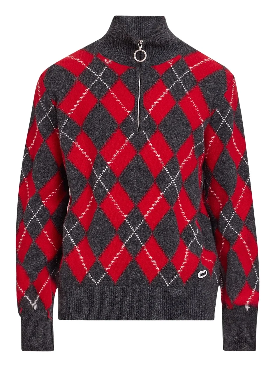 Men's Argyle Shetland Wool Sweater Men's Argyle Shetland Wool Sweater