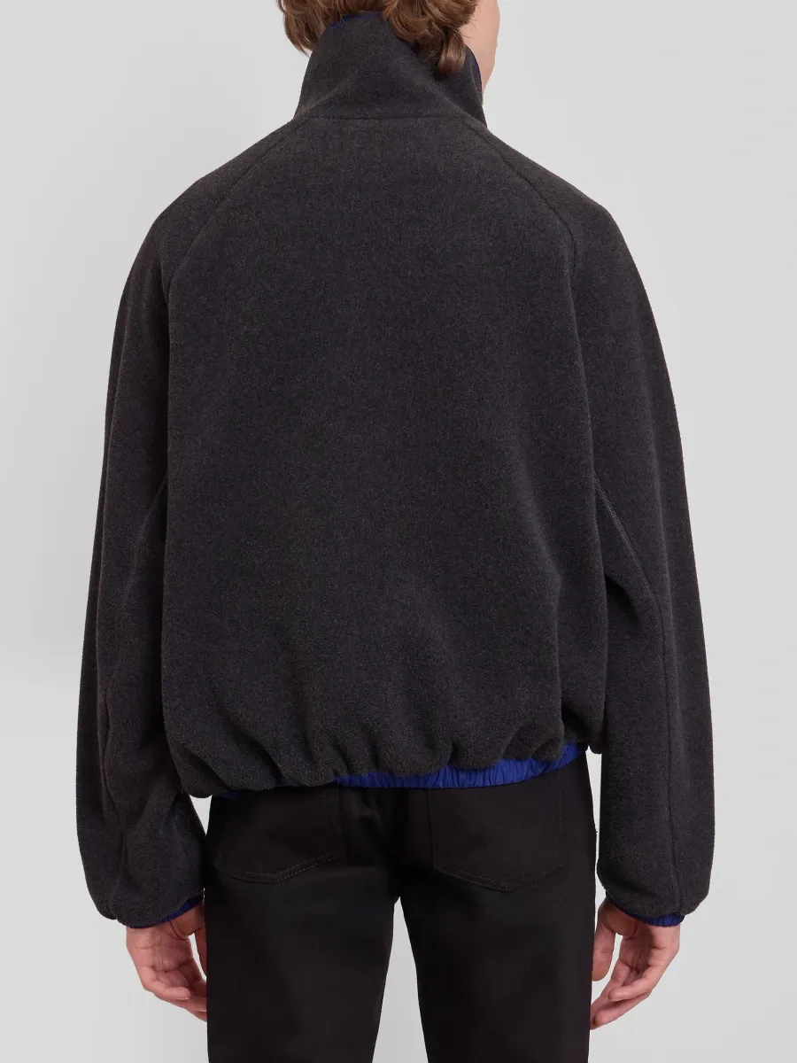 AMI PARIS Men's Half-Zip Fleece Pullover | Thumbnail 3 AMI PARIS Men's Half-Zip Fleece Pullover | Thumbnail 3