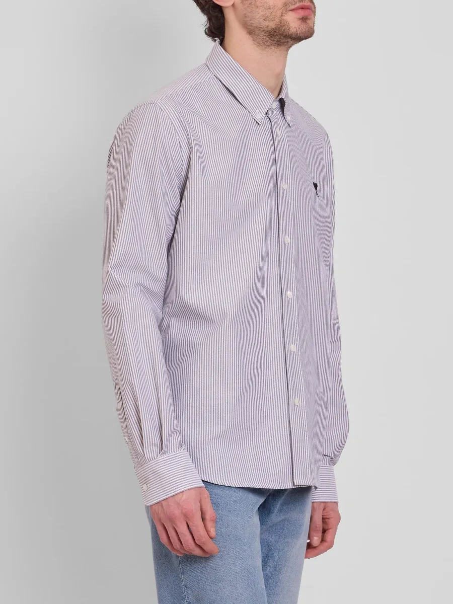 AMI PARIS Men's Ami De Coeur Classic Fit Shirt | Thumbnail 4
