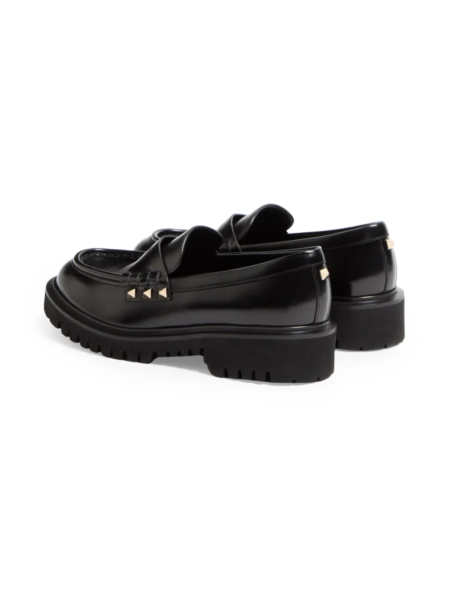 Valentino Women's Rockstud Calfskin Loafers | Thumbnail 4 Valentino Women's Rockstud Calfskin Loafers | Thumbnail 4