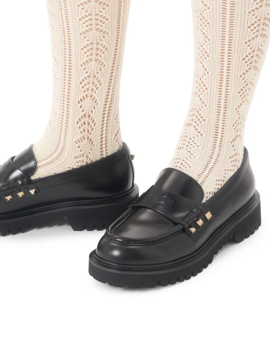 Valentino Women's Rockstud Calfskin Loafers | Thumbnail 7 Valentino Women's Rockstud Calfskin Loafers | Thumbnail 7