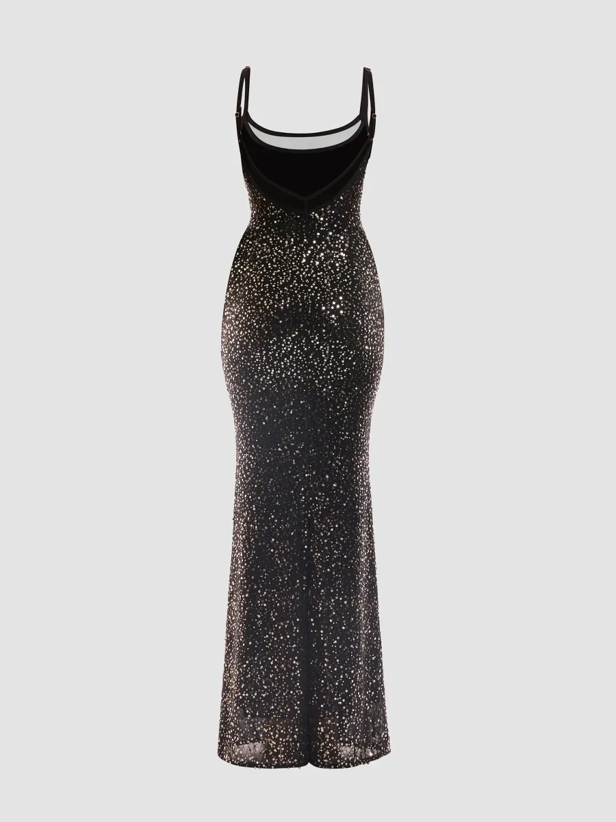 Zhivago Women's The Space Between Embellished Body-Con Maxi Slipdress | Thumbnail 5 Zhivago Women's The Space Between Embellished Body-Con Maxi Slipdress | Thumbnail 5