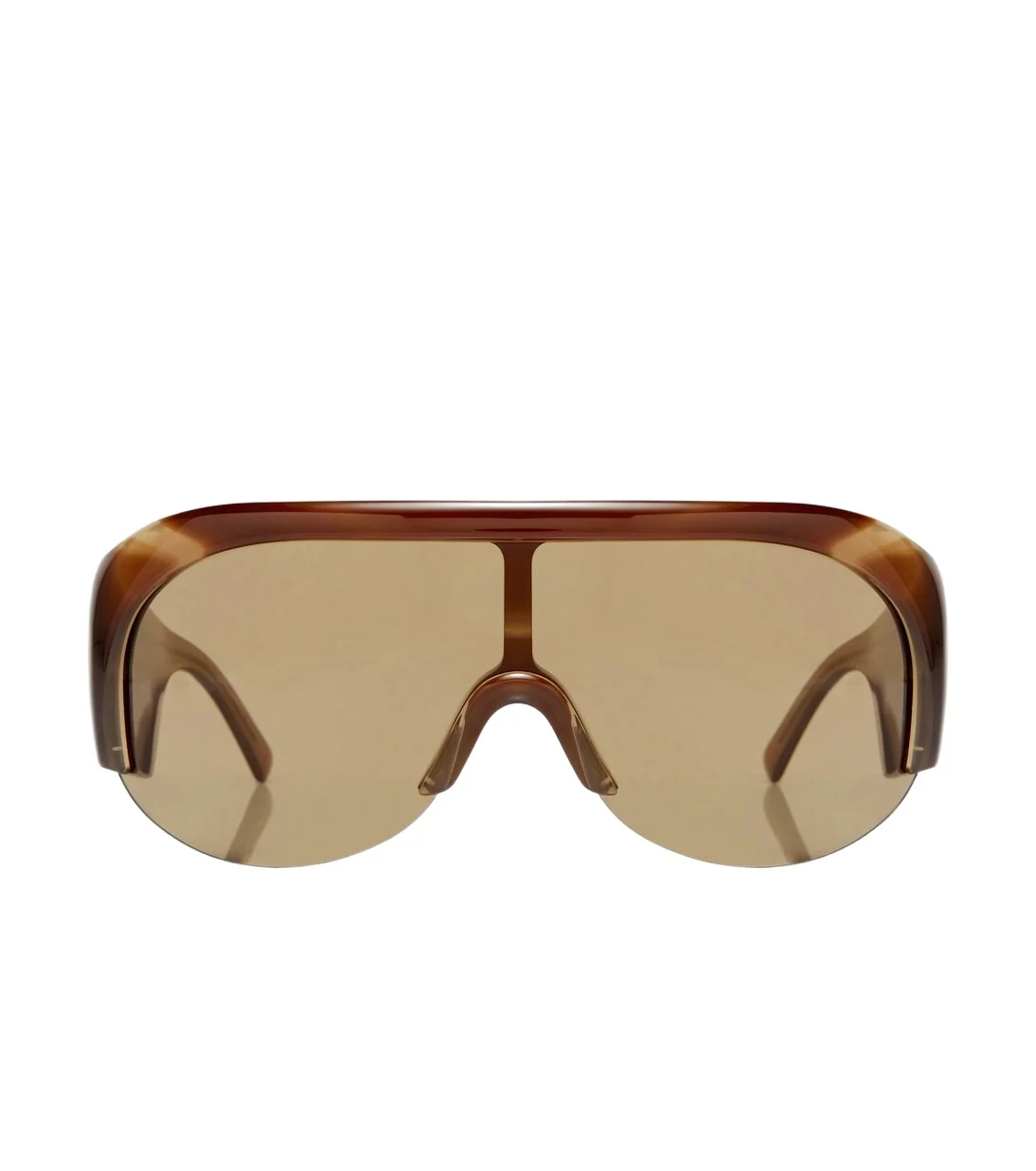 Half Bombé shield sunglasses
