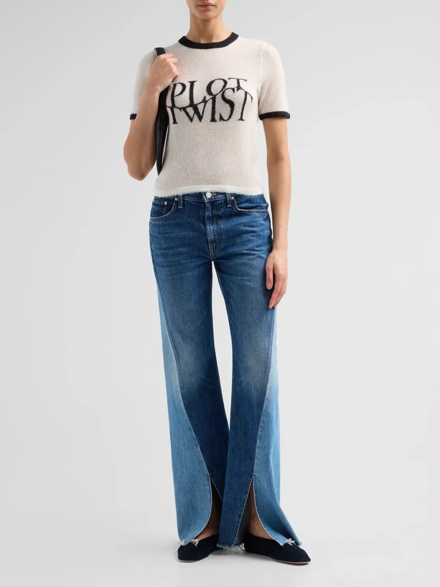 RE/DONE Women's Morrison Knit Ringer T-Shirt | Thumbnail 2