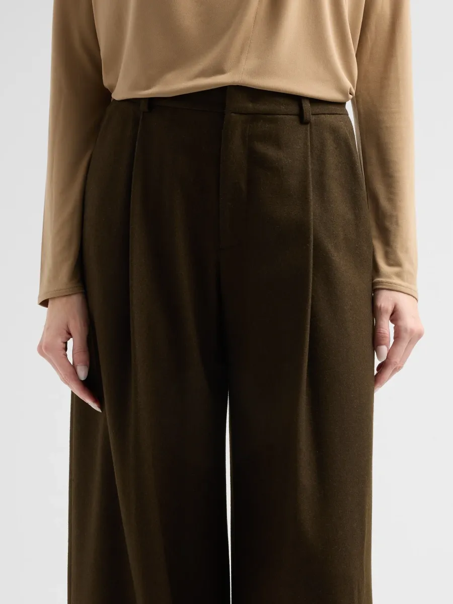 Vince Women's Camille Wool-Blend High-Rise Wide-Leg Trousers | Thumbnail 5 Vince Women's Camille Wool-Blend High-Rise Wide-Leg Trousers | Thumbnail 5
