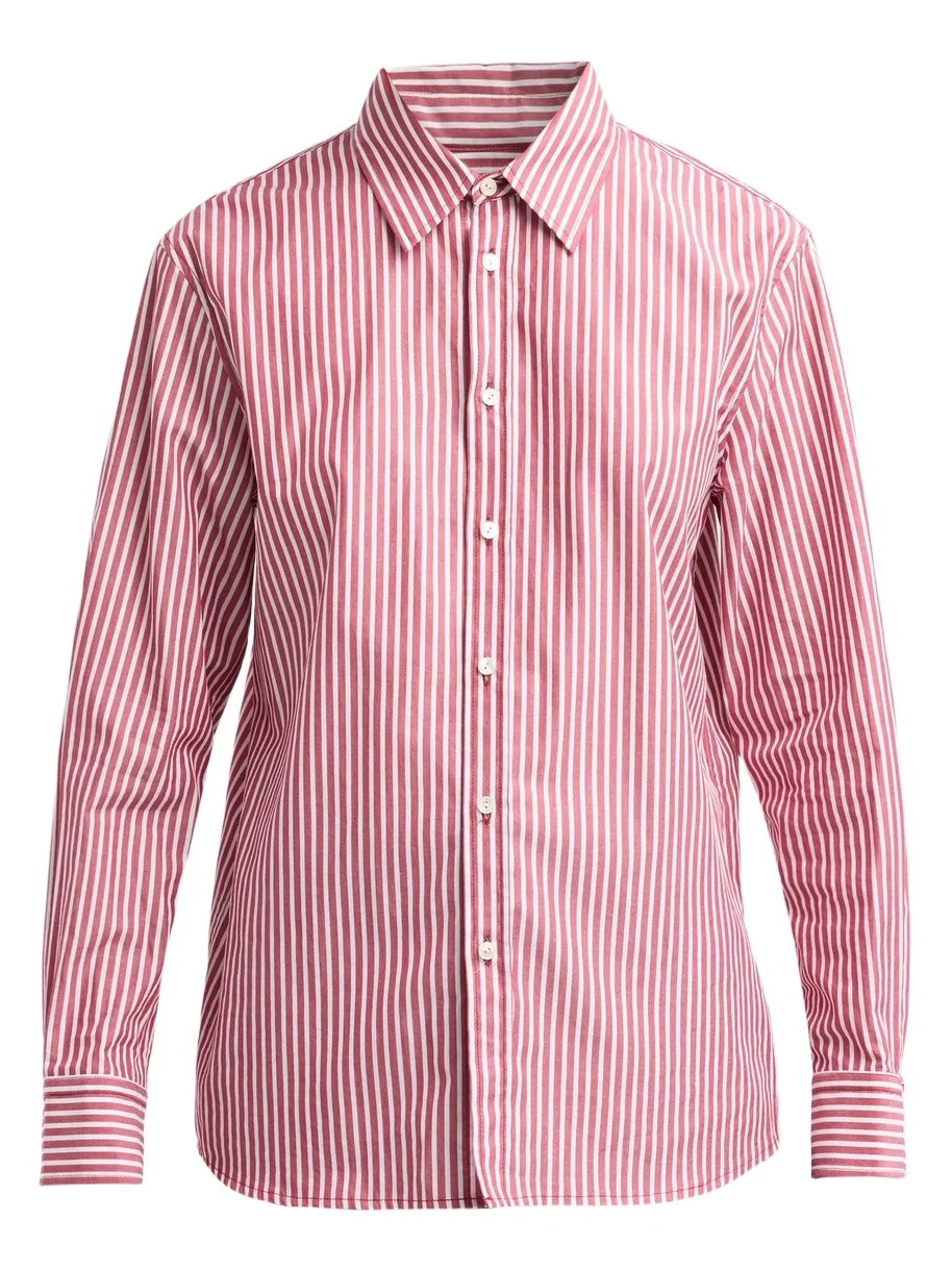 Women's Raphael Striped Cotton Shirt Women's Raphael Striped Cotton Shirt