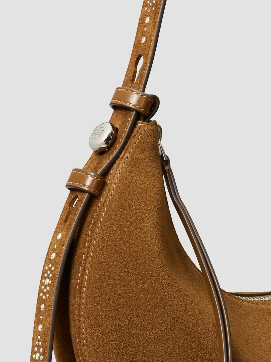 Tory Burch Women's Romy Studded Suede Shoulder Bag | Thumbnail 6 Tory Burch Women's Romy Studded Suede Shoulder Bag | Thumbnail 6