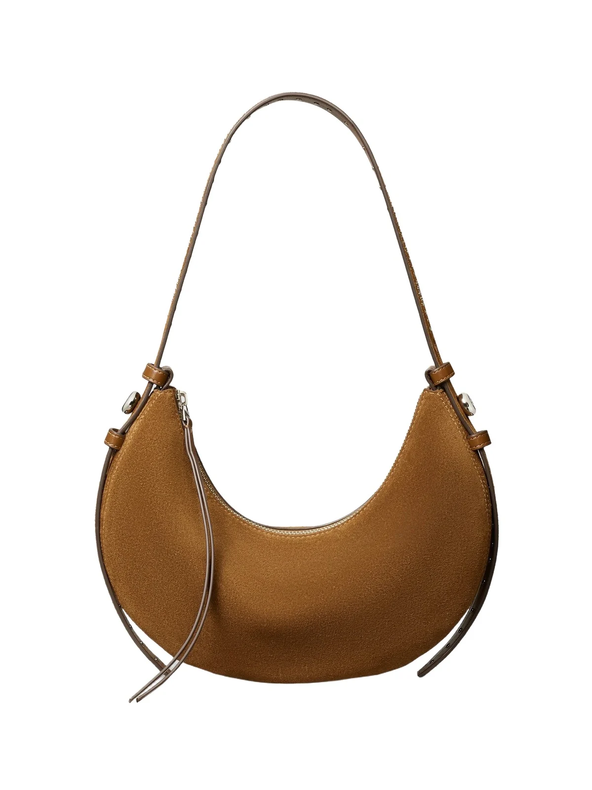 Women's Romy Studded Suede Shoulder Bag Women's Romy Studded Suede Shoulder Bag