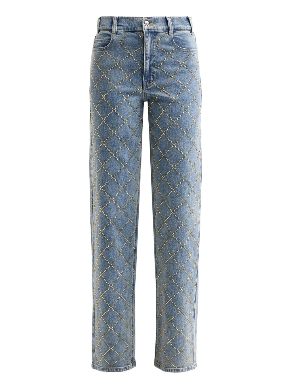 Generation Love Women's Staria Studded Plaid Jeans