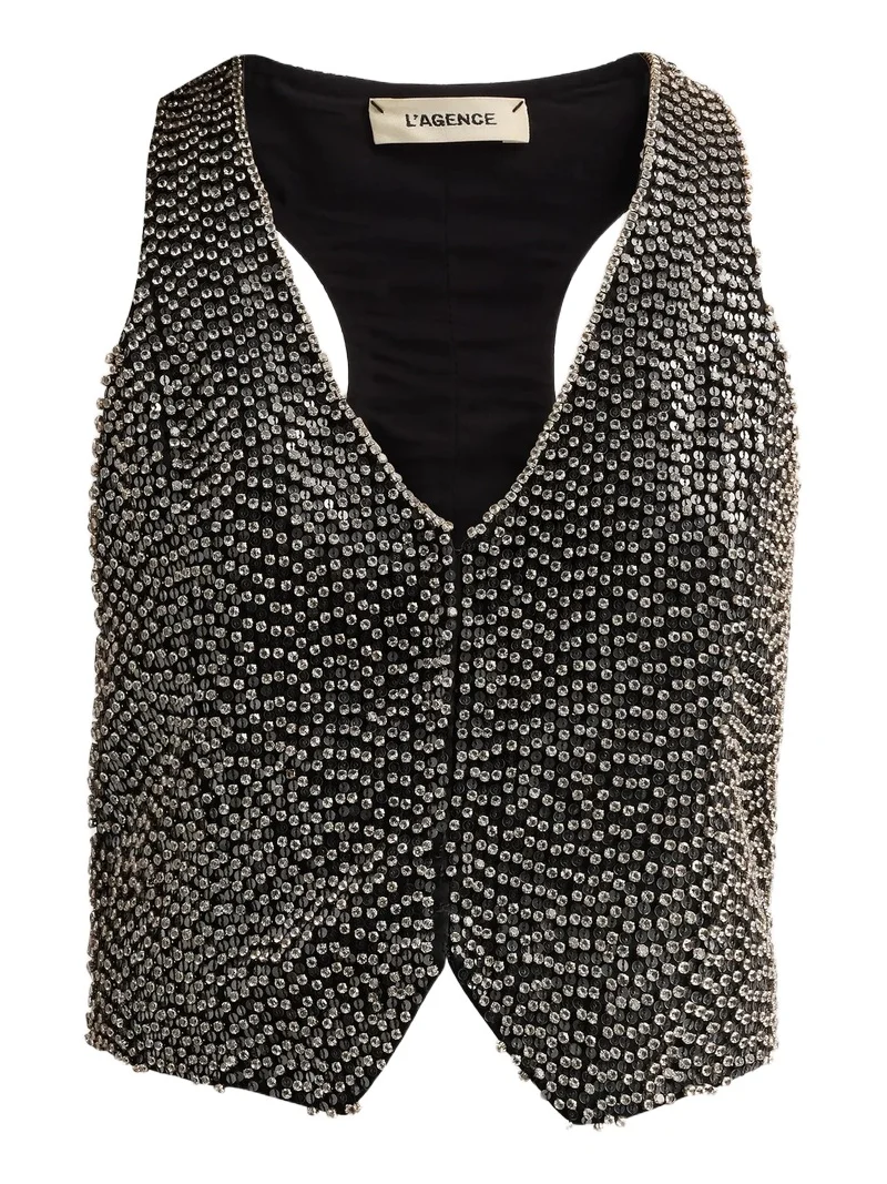 L'Agence Women's Nixe Embellished Vest