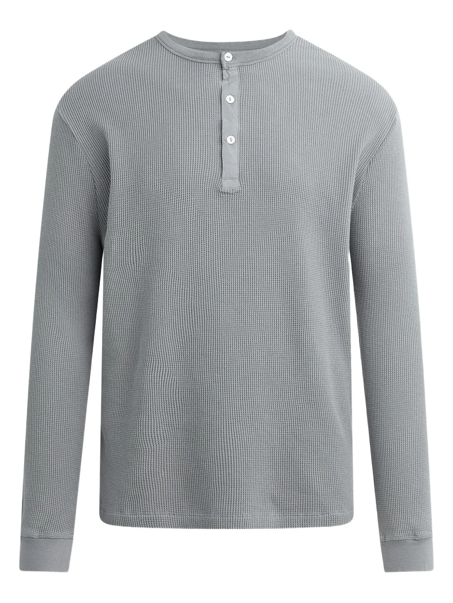 Joe's Jeans Men's Waffle-Knit Cotton Henley
