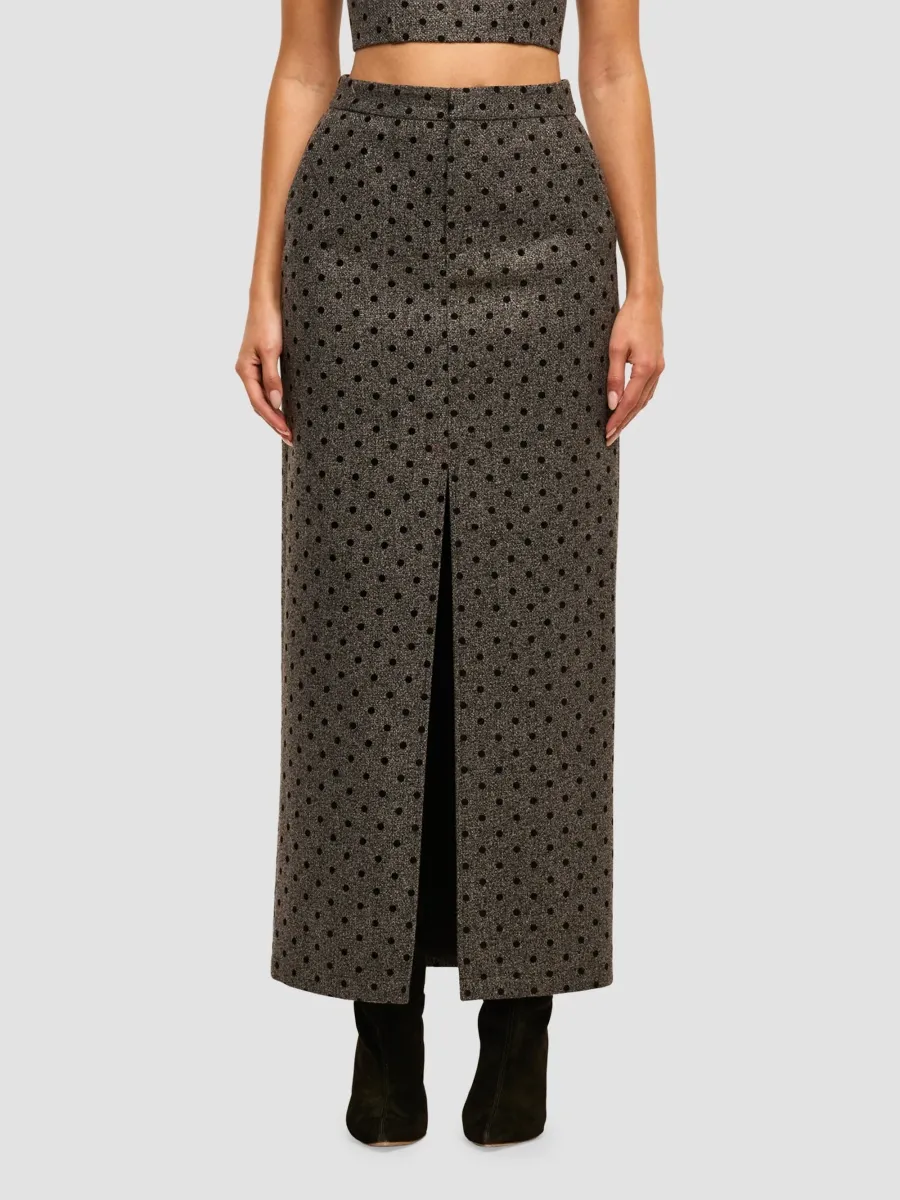 L'Agence Women's Maceline Polka Dot Maxi Skirt | Thumbnail 4 L'Agence Women's Maceline Polka Dot Maxi Skirt | Thumbnail 4