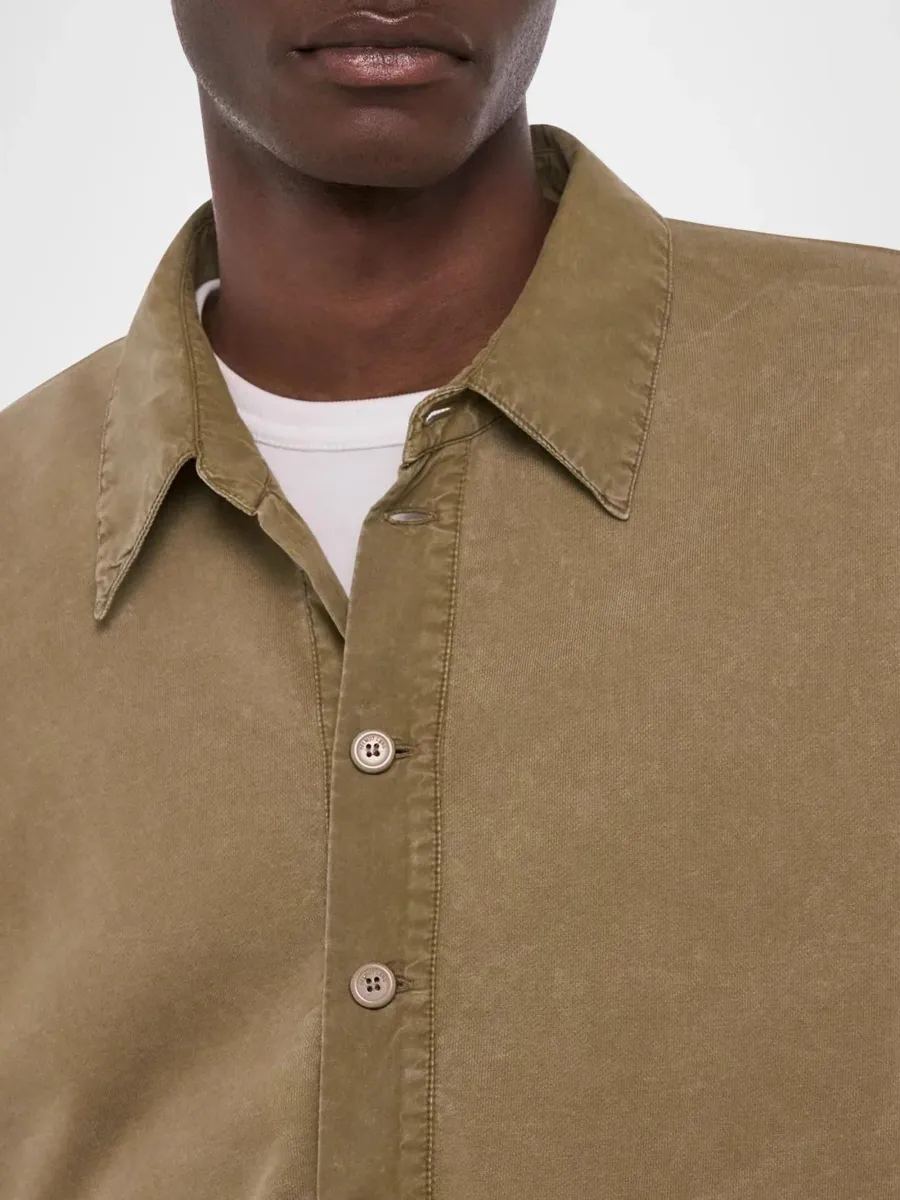 Helmut Lang Men's Terry Polo Sweatshirt | Thumbnail 5