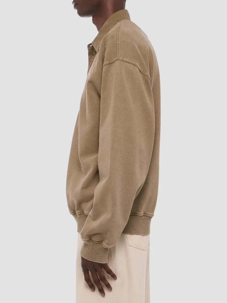 Helmut Lang Men's Terry Polo Sweatshirt | Thumbnail 6