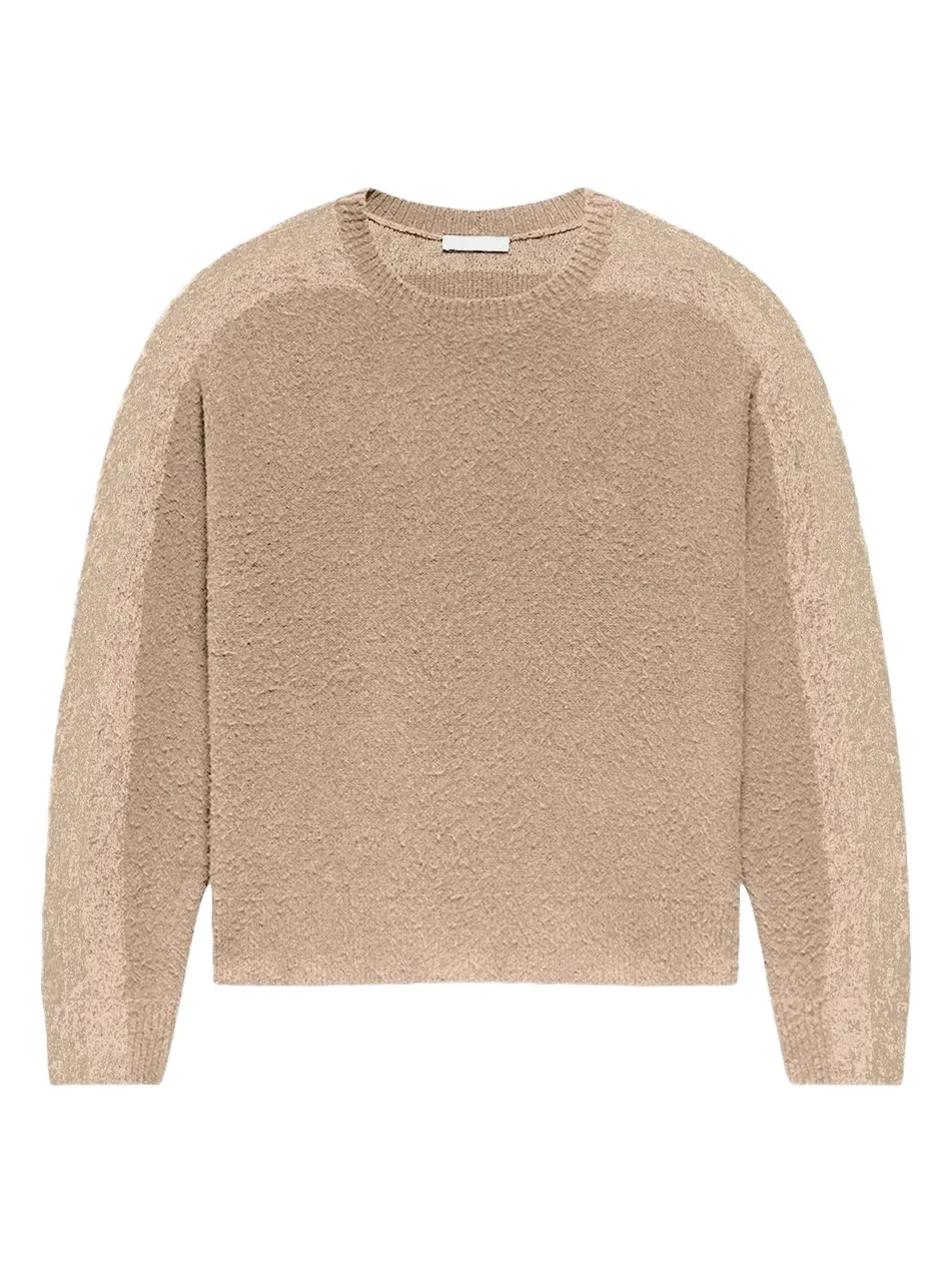 Helmut Lang Men's Brush Stripe Wool Crewneck Sweater
