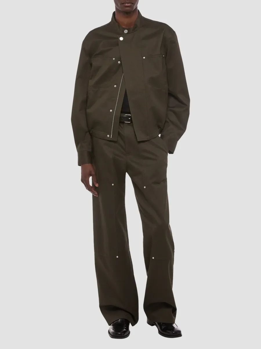 Helmut Lang Men's Moto Trucker Jacket | Thumbnail 2 Helmut Lang Men's Moto Trucker Jacket | Thumbnail 2