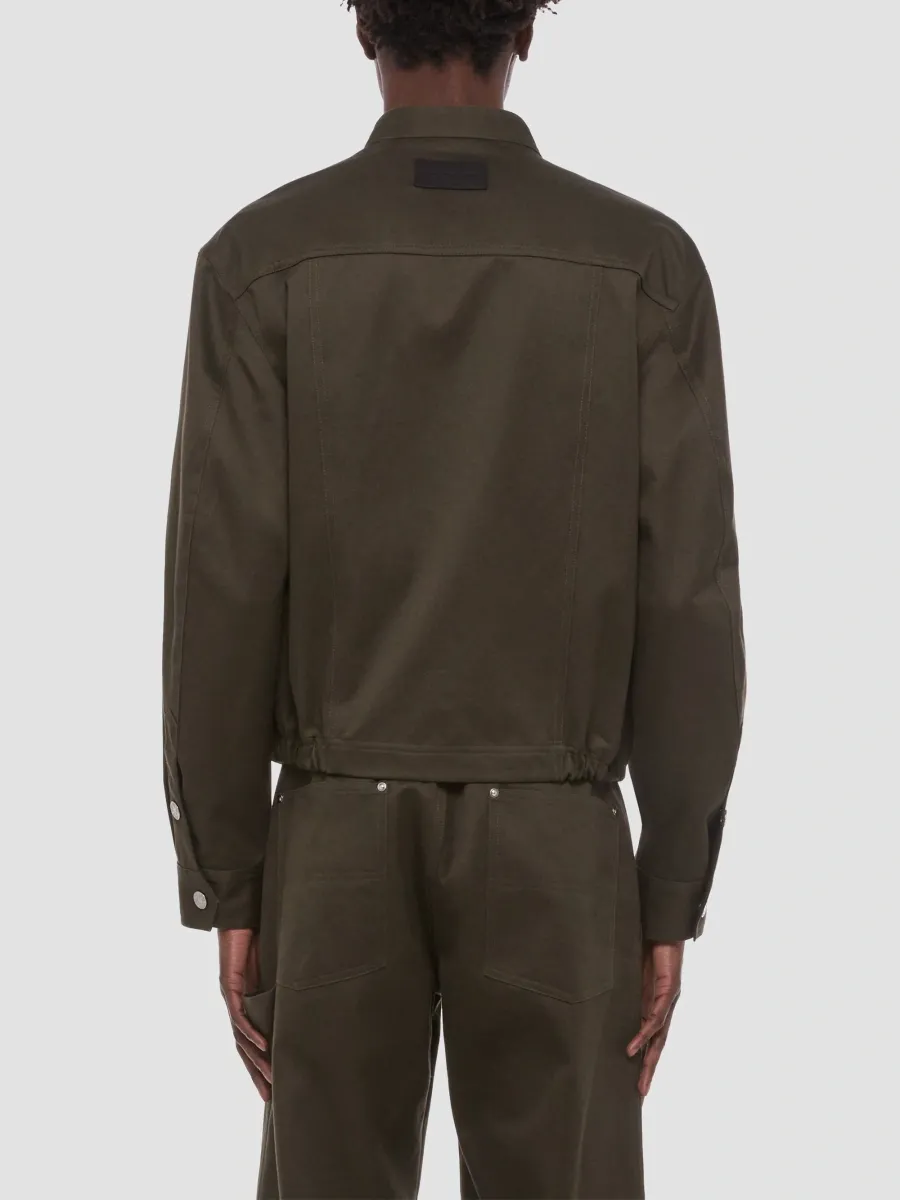 Helmut Lang Men's Moto Trucker Jacket | Thumbnail 3 Helmut Lang Men's Moto Trucker Jacket | Thumbnail 3