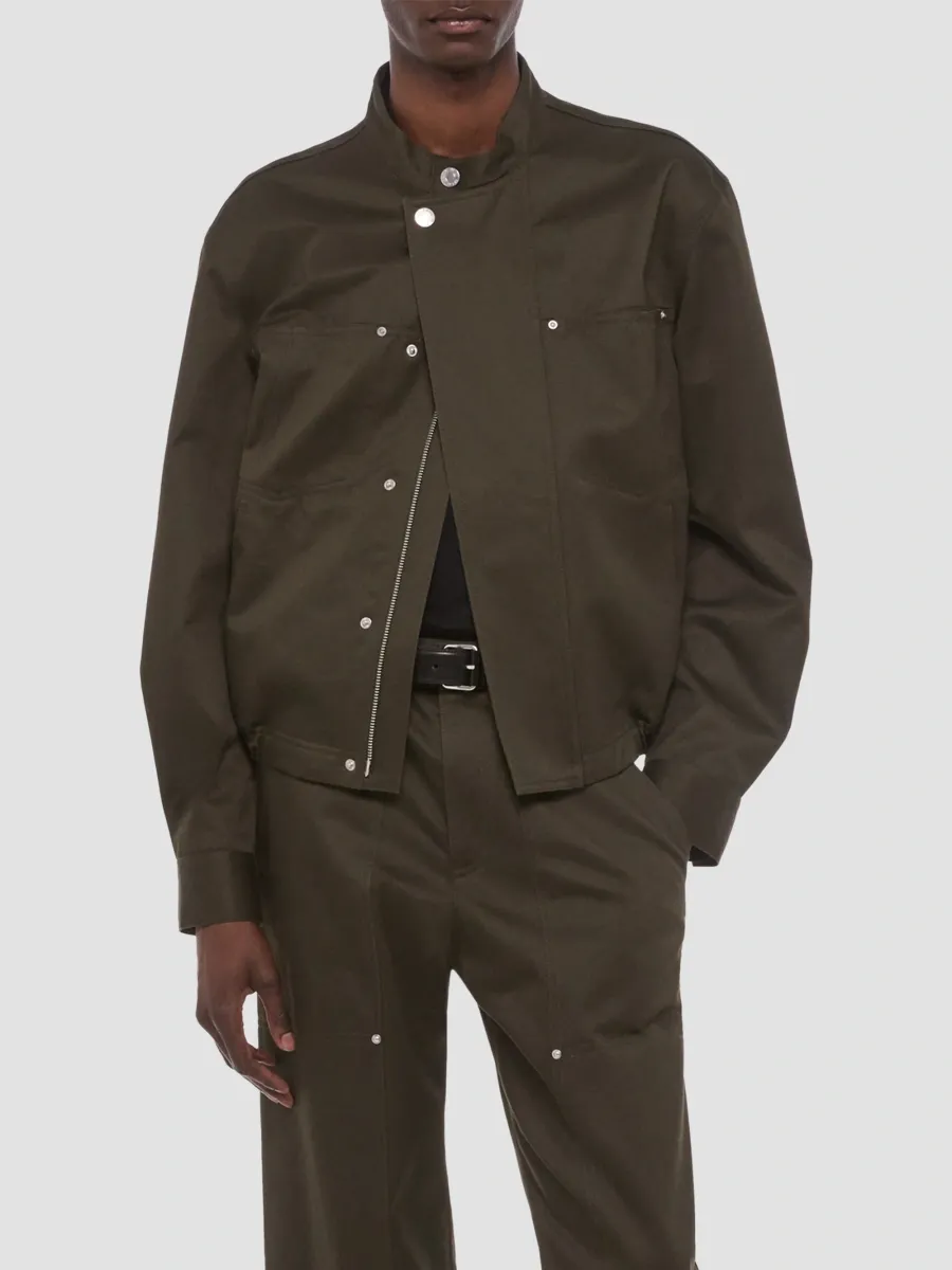 Helmut Lang Men's Moto Trucker Jacket | Thumbnail 4 Helmut Lang Men's Moto Trucker Jacket | Thumbnail 4