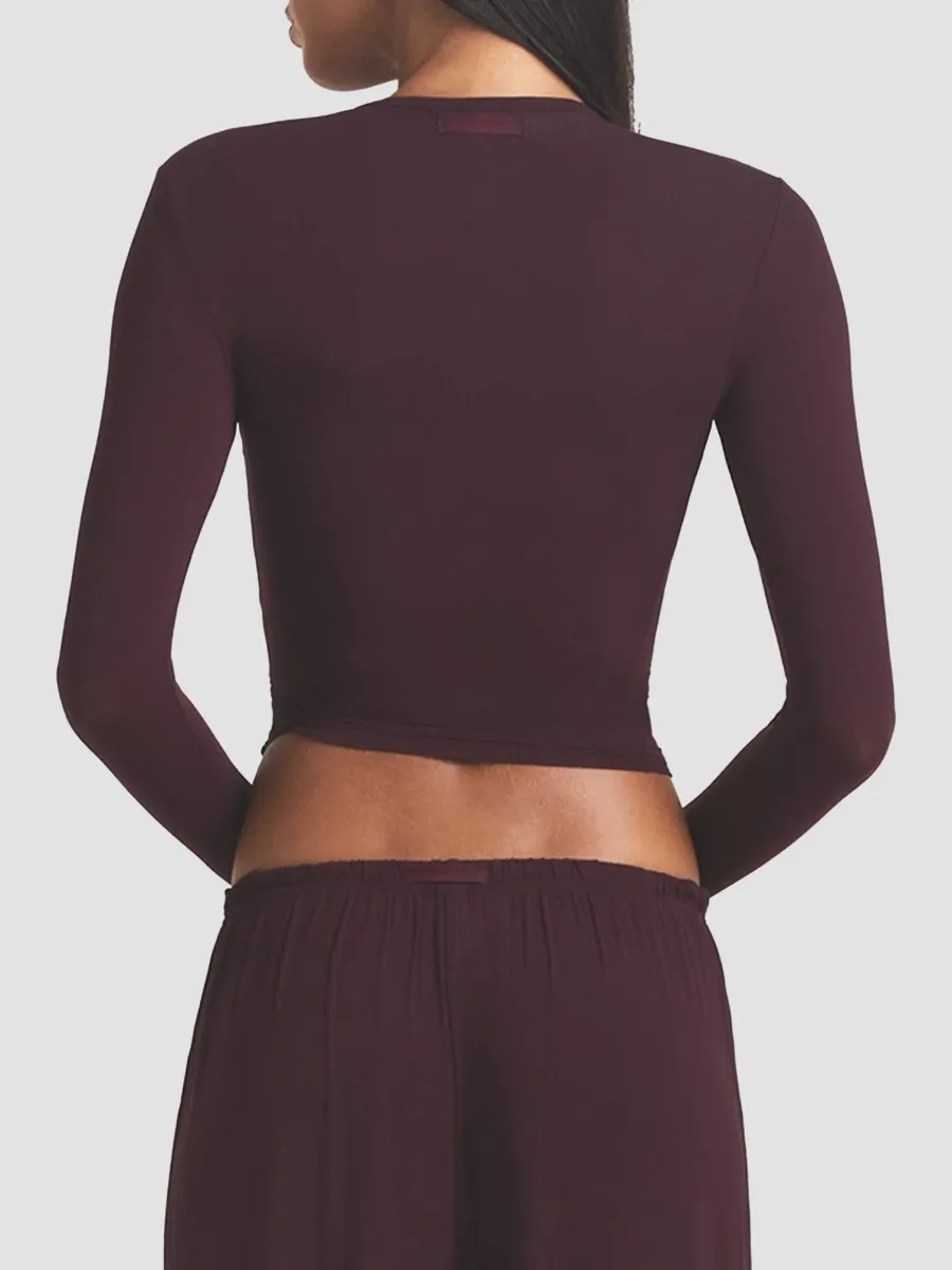 Skims Women's Jersey Wrap Top | Thumbnail 3