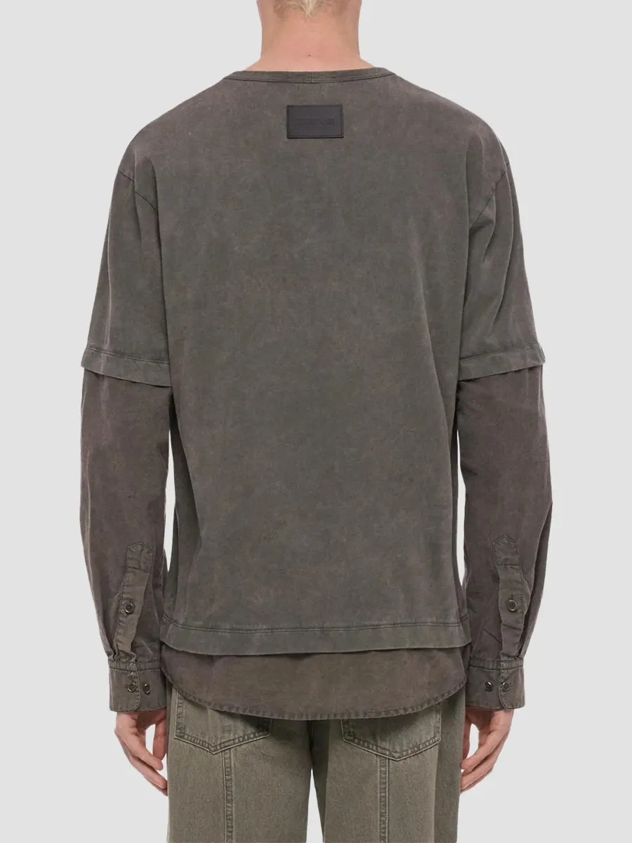 Helmut Lang Men's Shirt Layer T-Shirt | Thumbnail 3 Helmut Lang Men's Shirt Layer T-Shirt | Thumbnail 3
