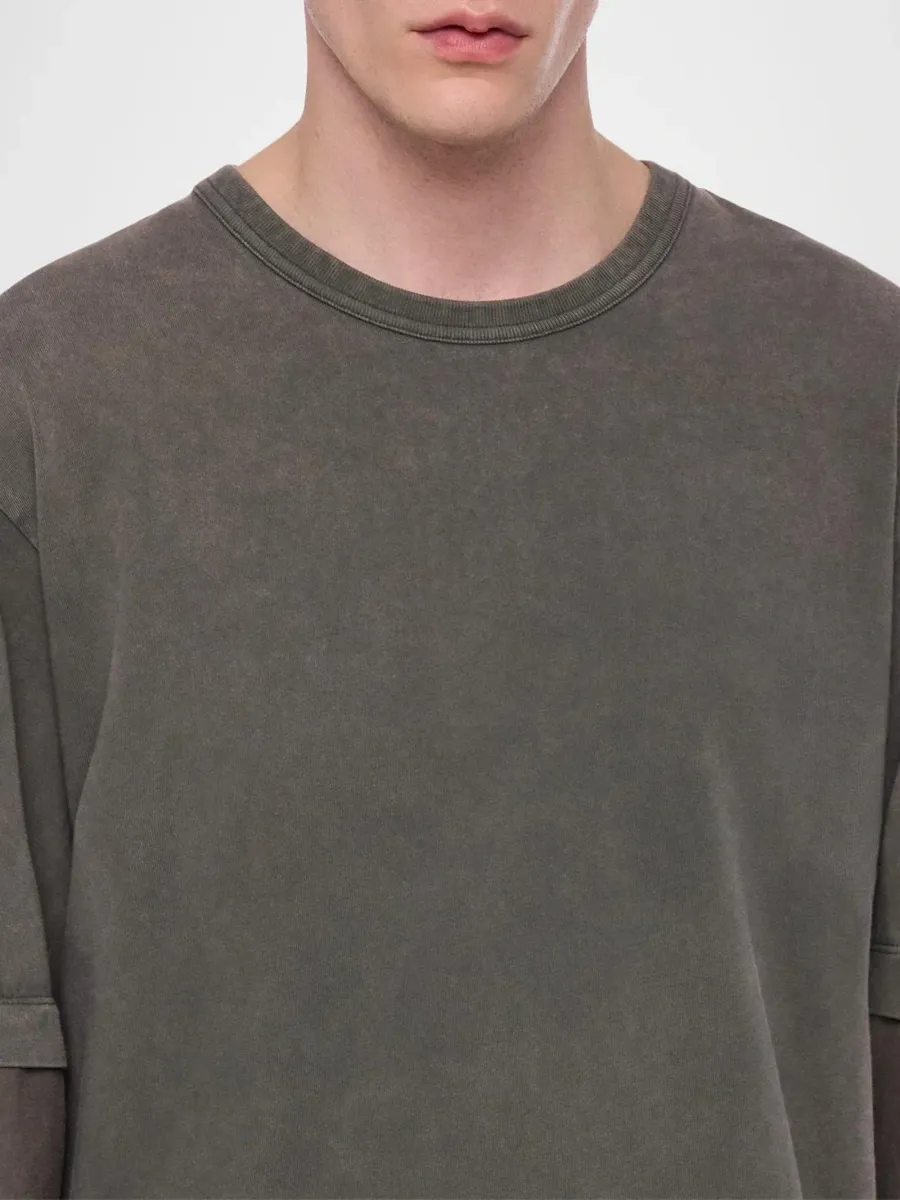 Helmut Lang Men's Shirt Layer T-Shirt | Thumbnail 5 Helmut Lang Men's Shirt Layer T-Shirt | Thumbnail 5