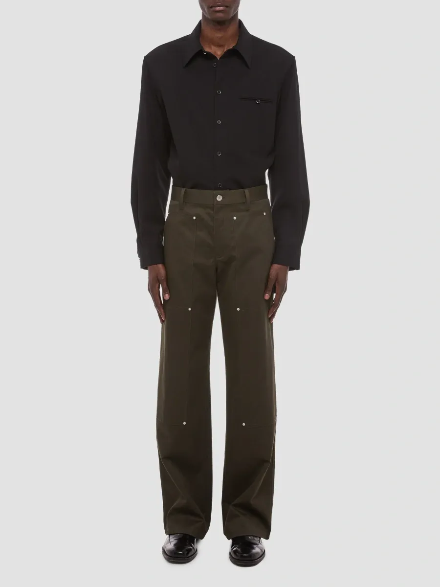 Helmut Lang Men's Carpenter Straight-Leg Pants | Thumbnail 2