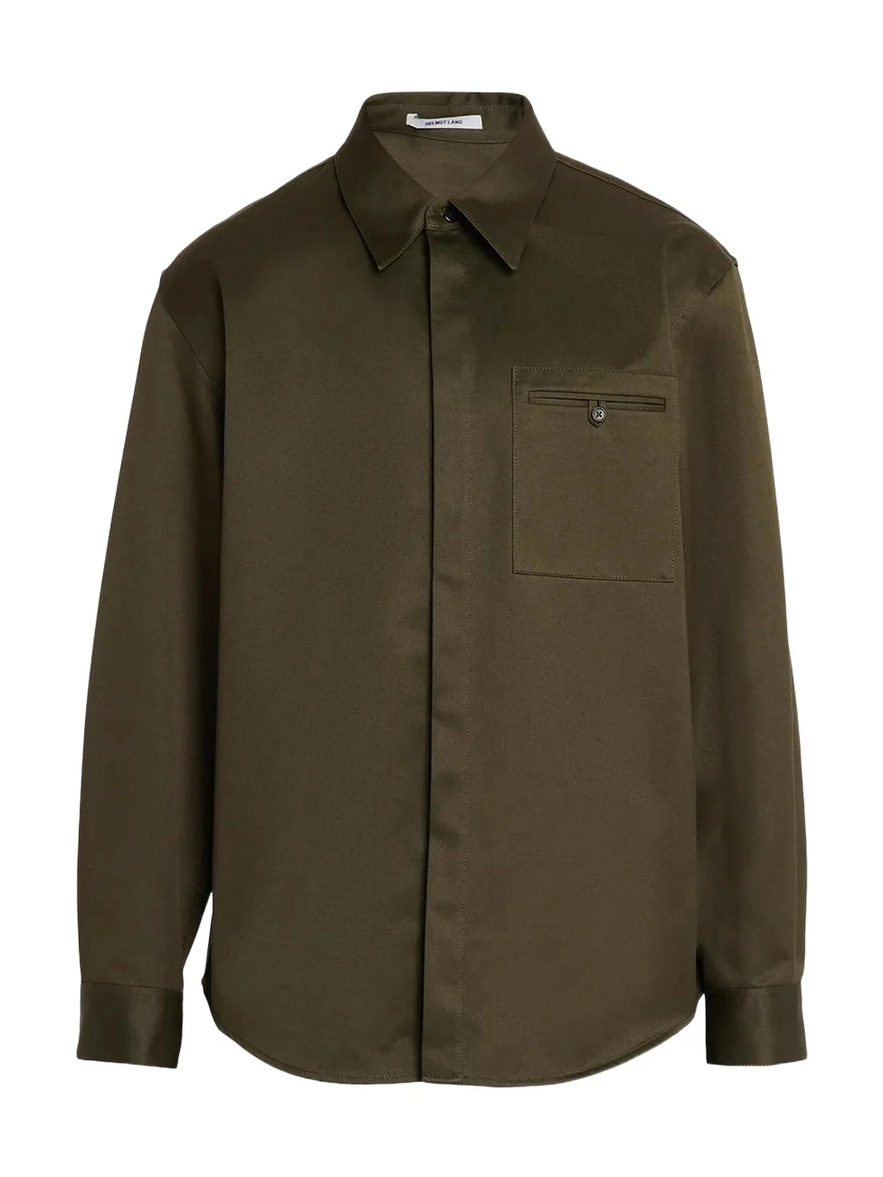 Helmut Lang Men's Cotton Sateen Overshirt