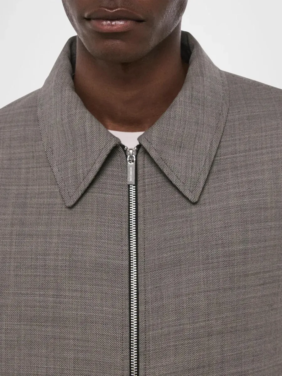 Helmut Lang Men's Wool-Blend Shirt Jacket | Thumbnail 4 Helmut Lang Men's Wool-Blend Shirt Jacket | Thumbnail 4