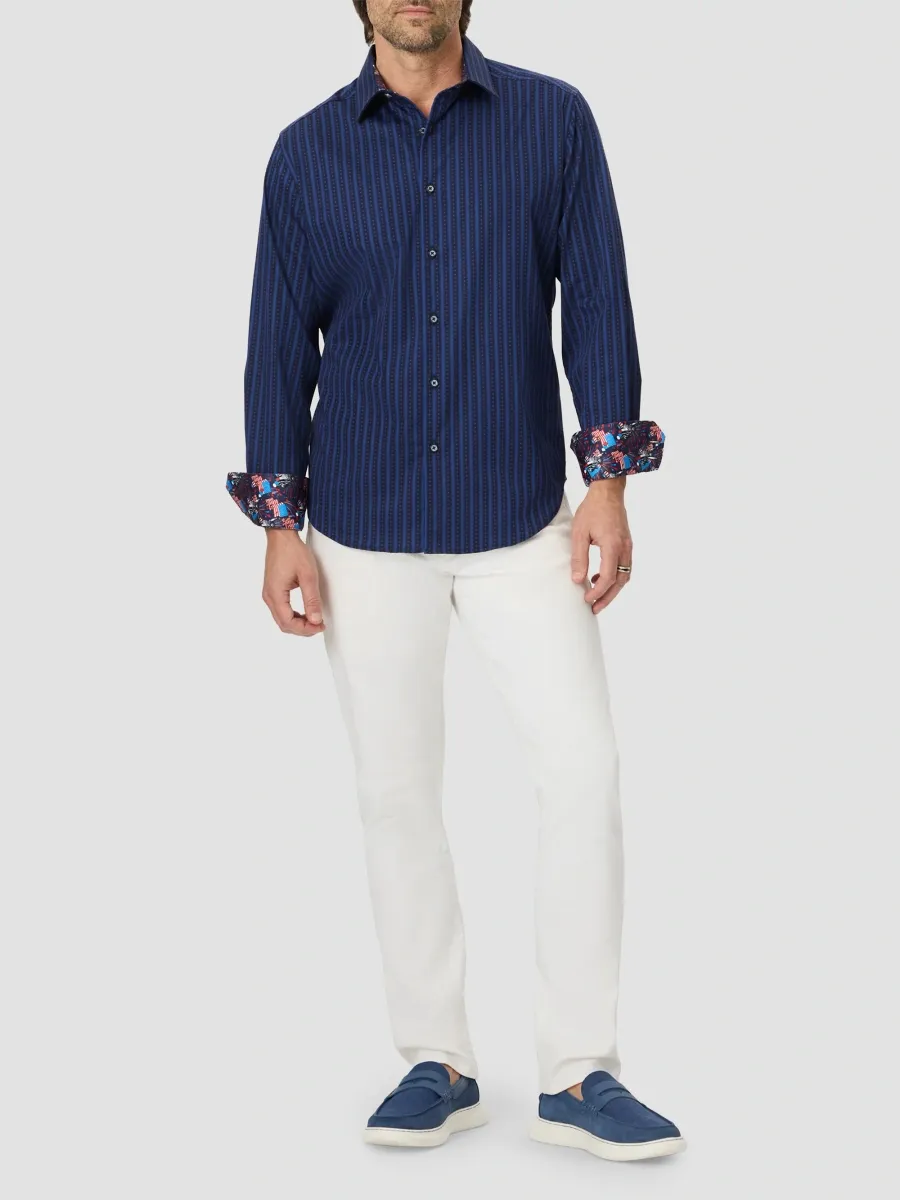Robert Graham Men's Quiet Glory Stretch-Cotton Shirt | Thumbnail 2 Robert Graham Men's Quiet Glory Stretch-Cotton Shirt | Thumbnail 2