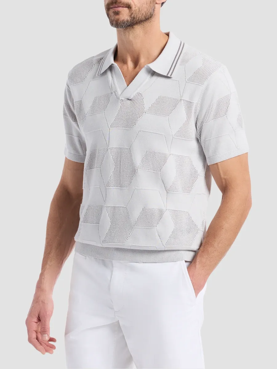 Robert Graham Men's Marcross Knit Polo Shirt | Thumbnail 5