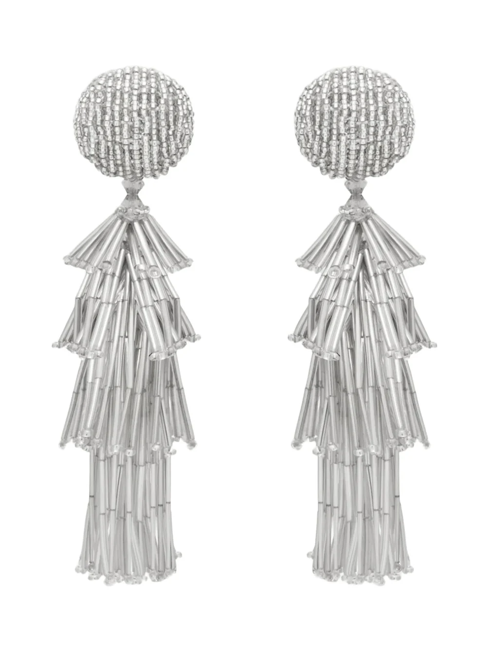 Oscar de la Renta Women's 24K Gold-Plated & Glass Crystal Fringed Drop Earrings