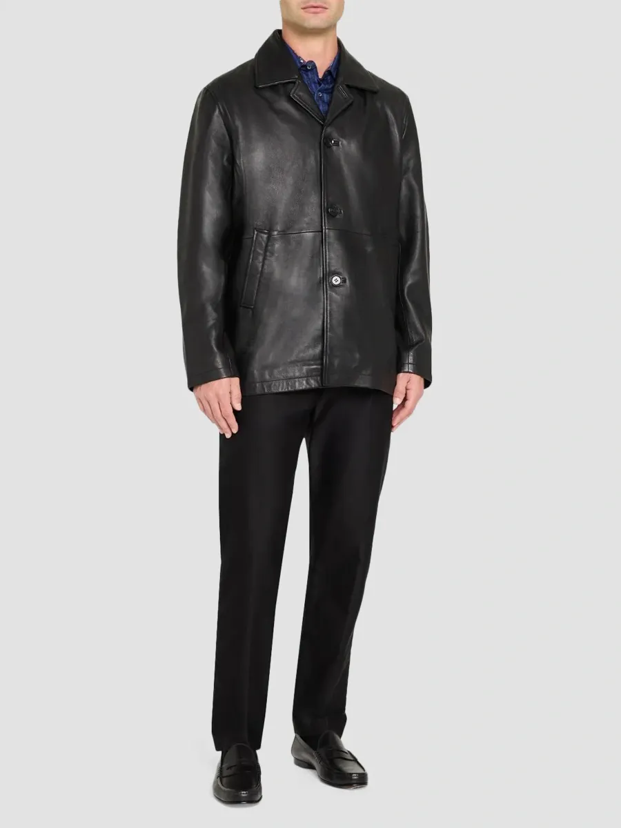Robert Graham Men's Rocky 50th The Underdog Leather Jacket | Thumbnail 2