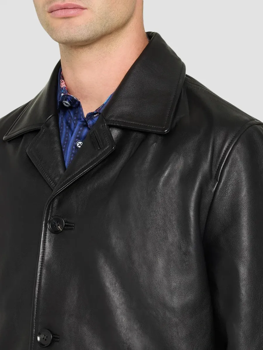 Robert Graham Men's Rocky 50th The Underdog Leather Jacket | Thumbnail 5