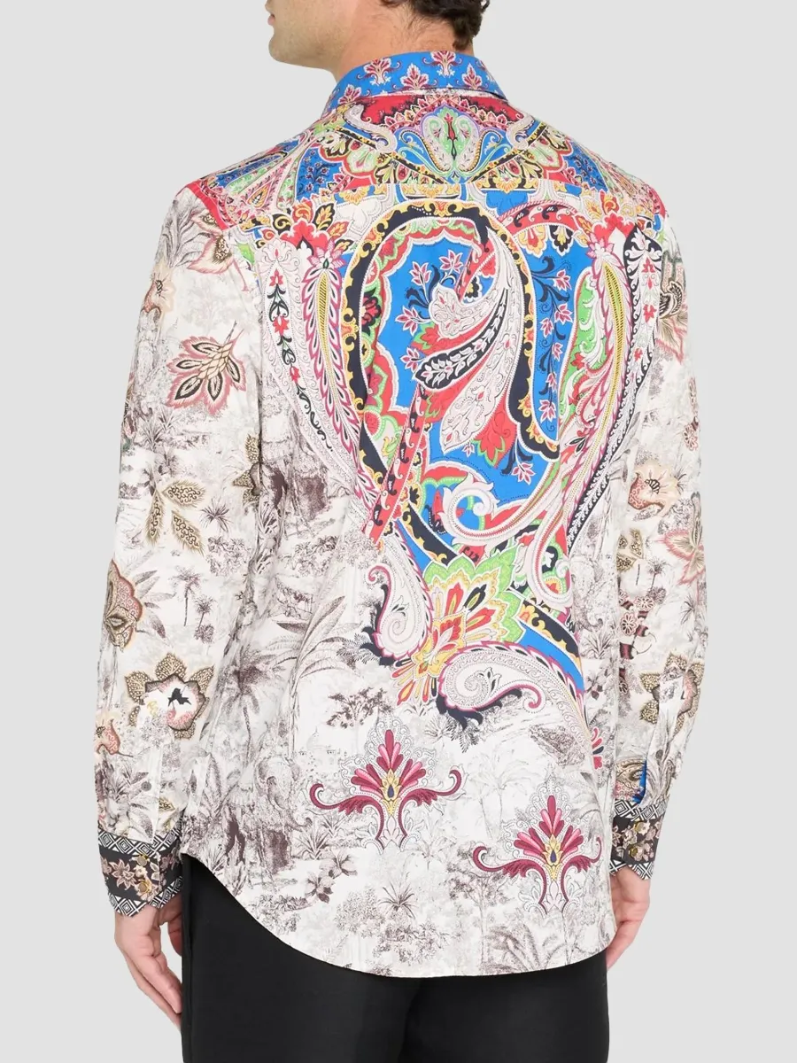 Robert Graham Men's Zamore Beaded Printed Shirt | Thumbnail 3 Robert Graham Men's Zamore Beaded Printed Shirt | Thumbnail 3