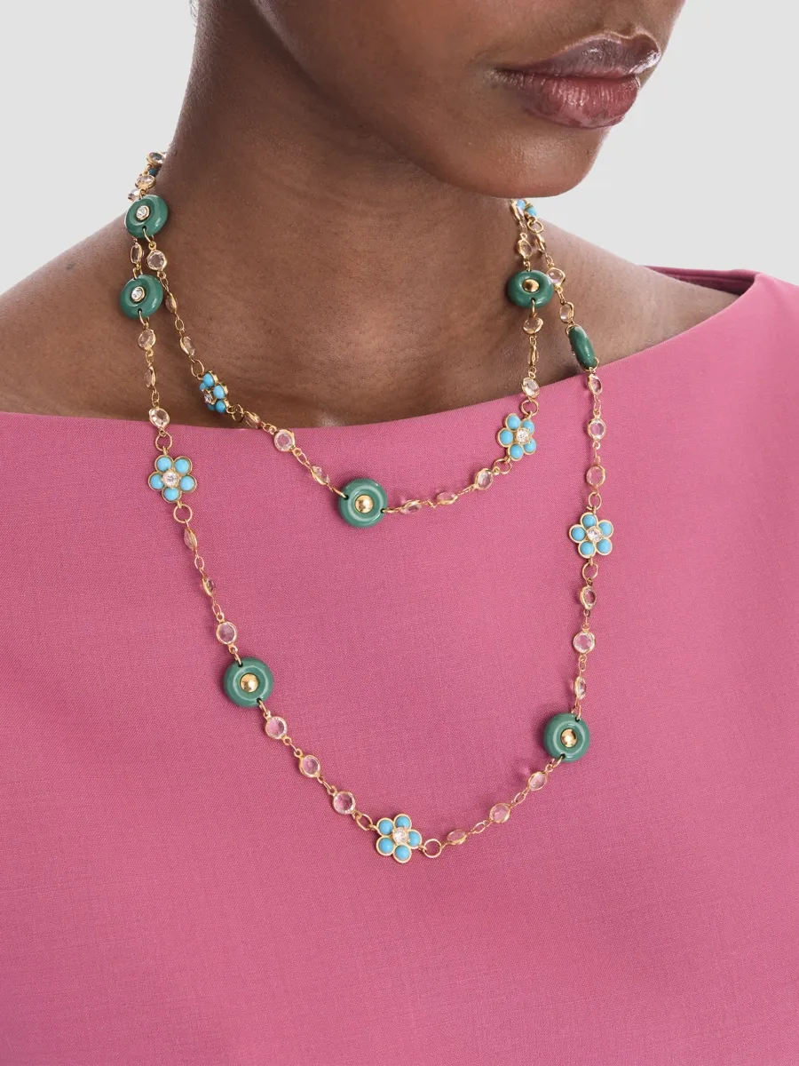 Oscar de la Renta Women's 24K Gold-Plated Floral Sautoir Necklace | Thumbnail 2 Oscar de la Renta Women's 24K Gold-Plated Floral Sautoir Necklace | Thumbnail 2