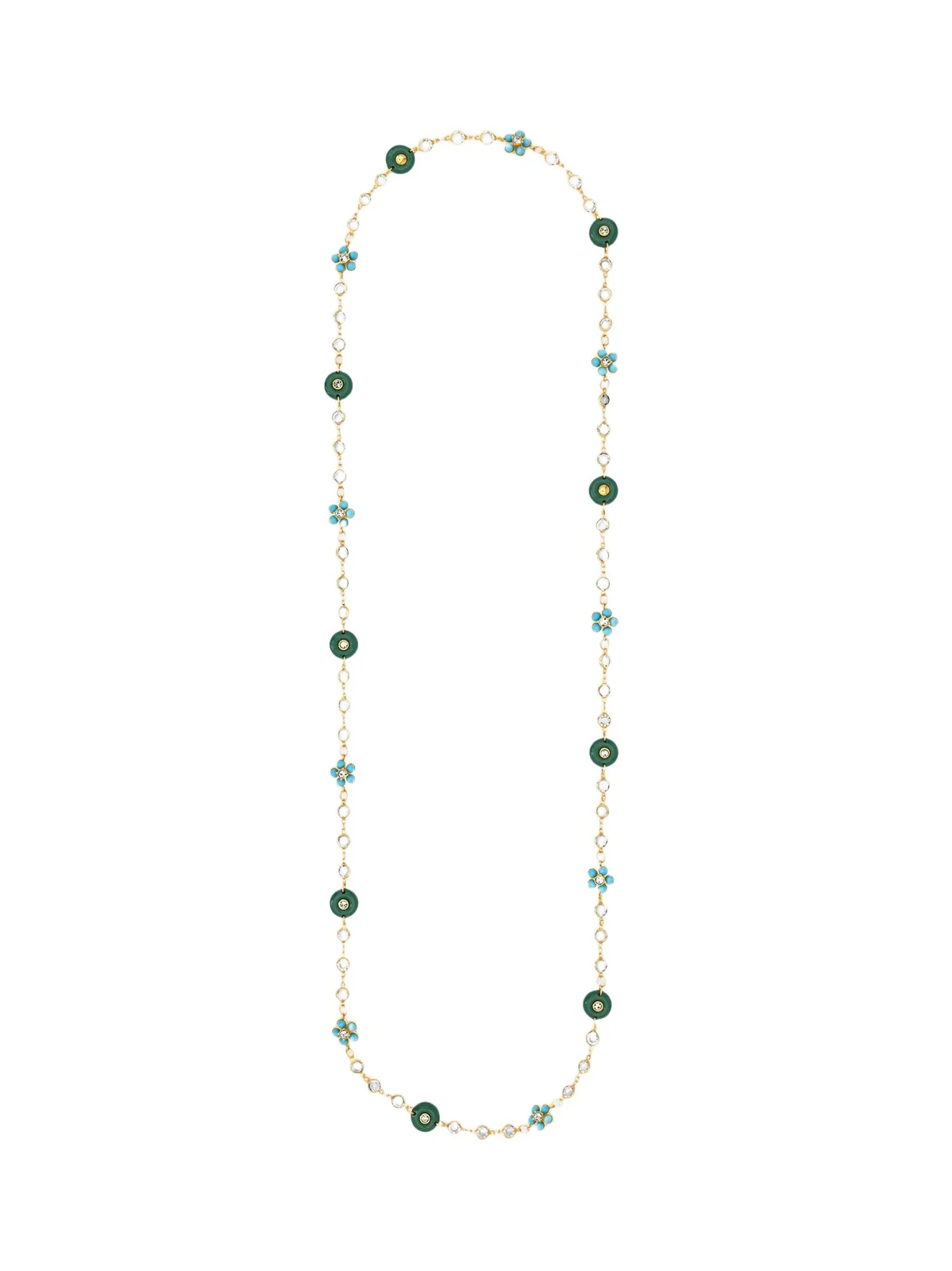 Women's 24K Gold-Plated Floral Sautoir Necklace Women's 24K Gold-Plated Floral Sautoir Necklace